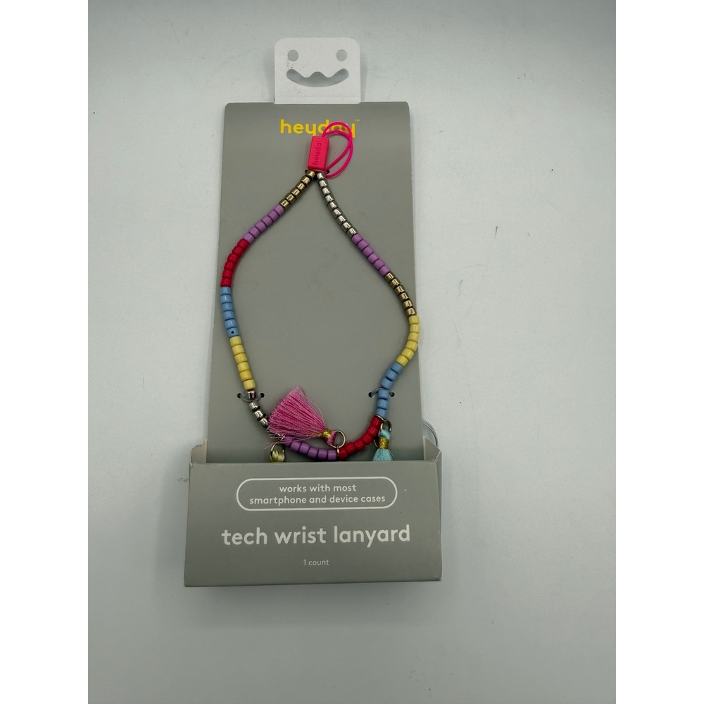 Heyday Tech Wrist Lanyard Unisex OS Multicolor New Beaded Tassel Phone Strap
